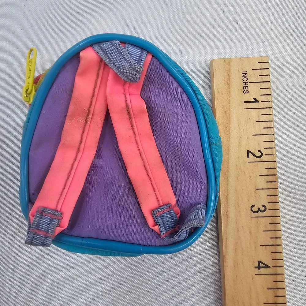 Vintage Minnie Mouse Cowgirl Zipper‎ Pouch Imaginings 3 Neon Pink Blue 80s 90s